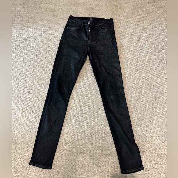 Citizens Of Humanity Denim - Citizens of Humanity slick rocket high-rise skinny jean black, coated size 28